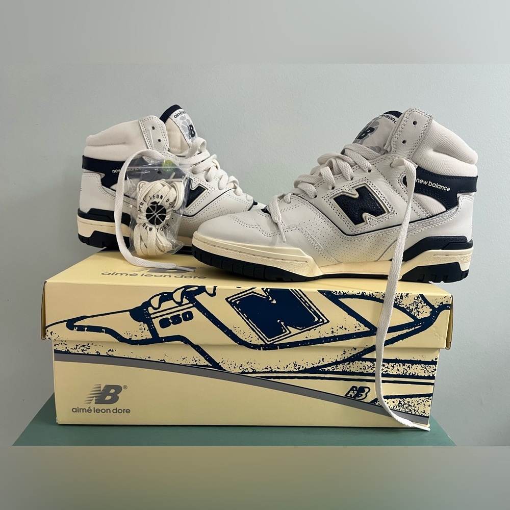 NIB New Balance 650R x Aime Leon Dore Sneakers BB650RD1 Men’s 7.5 rare find - Picture 2 of 11